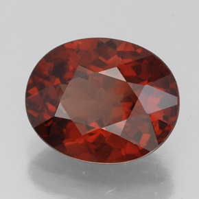 Malaya Garnet Rosa Natural 3.14ct, Corte Oval, VS-SI