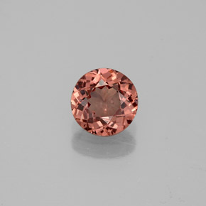 Granada malaia rosa natural 0,82ct, corte redondo, VS