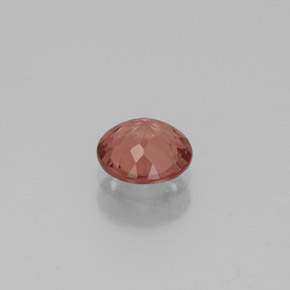 Granada malaia rosa natural 0,82ct, corte redondo, VS