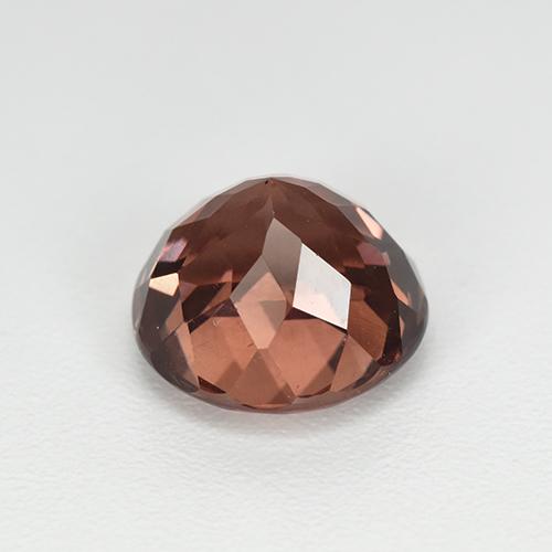 Malaya Garnet Rosa Natural 3.26ct, Corte Redondo, VS