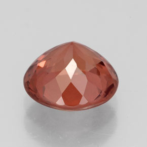 Granada malaia rosa natural 2,41ct, corte redondo, VS