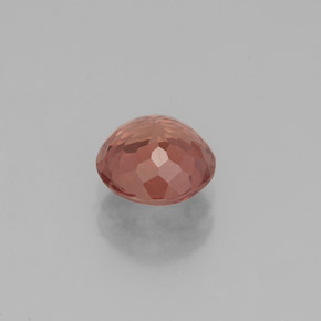 Granada malaia rosa natural 1,39ct, corte redondo, VS