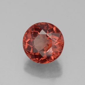 Granada malaia rosa natural 3,16ct, corte redondo, VS