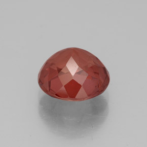 Granada malaia rosa natural 3,16ct, corte redondo, VS
