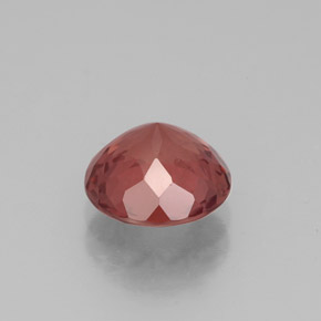 Granada malaia vermelho natural 2,27ct, corte redondo, VS
