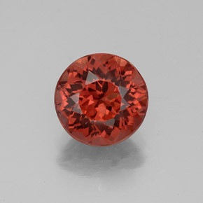 Granada malaia rosa natural 2,41ct, corte redondo, VS