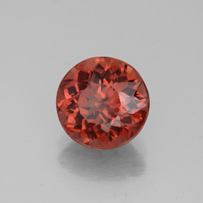 Granada malaia rosa natural 2,41ct, corte redondo, VS