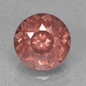 Malaya Garnet rosa médio Natural 2.48ct, Corte Redondo, VS