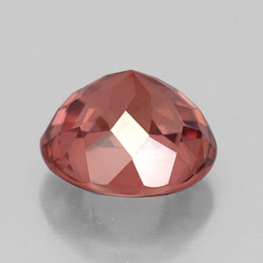 Granada malaia rosa natural 2,66ct, corte redondo, VS