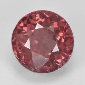 Malaya Garnet Rosa Natural 2.63ct, Corte Redondo, VS