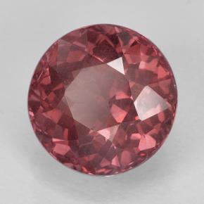 Malaya Garnet Rosa Natural 2.63ct, Corte Redondo, VS