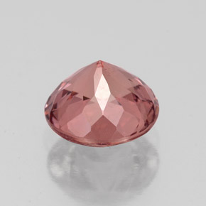 Granada malaia rosa natural 2,30ct, corte redondo, VVS-VS