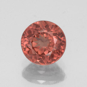 Malaya Garnet Rosa Natural 1.29ct, Corte Redondo, VS