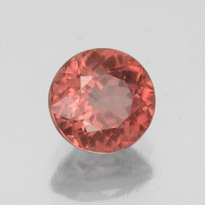 Malaya Garnet Rosa Natural 1.29ct, Corte Redondo, VS