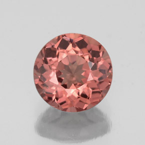 Granada malaia rosa natural 1,41ct, corte redondo, VVS-VS
