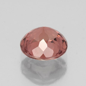 Granada malaia rosa natural 1,41ct, corte redondo, VVS-VS