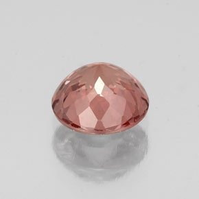 Granada malaia rosa natural 1,32ct, corte redondo, VS