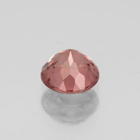 Granada malaia rosa natural 0,83ct, corte redondo, VS-SI