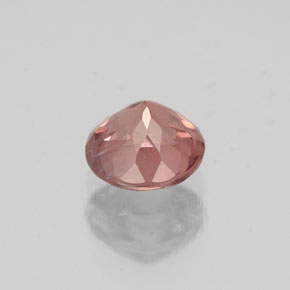 Granada malaia rosa natural 0,83ct, corte redondo, VS