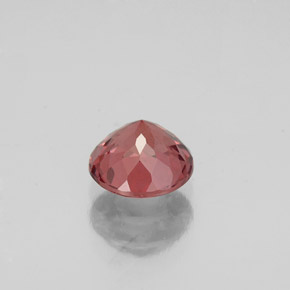 Granada malaia rosa natural 1,14ct, corte redondo, VS