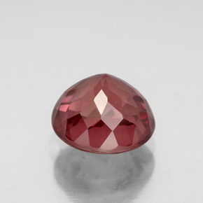 Granada malaia rosa natural 3,24ct, corte redondo, VS
