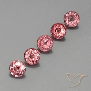 Pedras preciosas de Malaya Garnet ponche de frutas vermelhas natural de 3.82 ct, Redondo, VS
