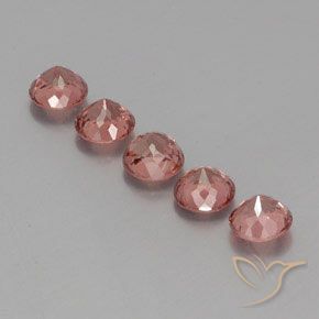 Pedras preciosas de Malaya Garnet Framboesa Rosa natural de 4.06 ct, Redondo, VS