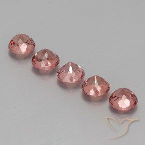 Pedras preciosas de Malaya Garnet rosa rosa natural de 4.26 ct, Redondo, VS