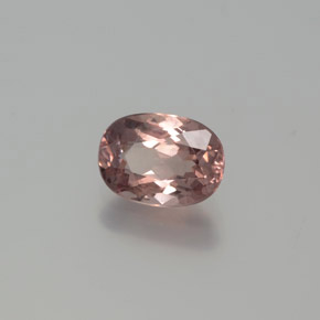 Granada malaia rosa natural 1,03ct, corte oval, VVS-VS