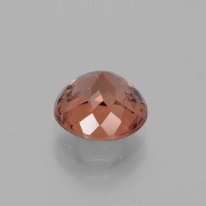 Malaya Garnet Rosa Laranja Natural 2.50ct, Corte Redondo, VS