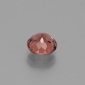 Granada malaia rosa natural 1,30ct, corte redondo, VS