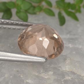 Granada malaia rosa natural 2,33ct, corte redondo, VS
