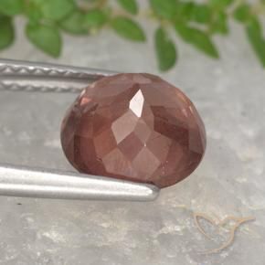Malaya Garnet Rosa Borgonha Natural 2.85ct, Corte Redondo, VS