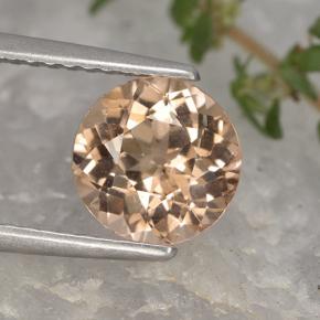 Granada malaia laranja natural 1,87ct, corte redondo, VS