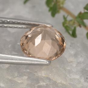 Granada malaia laranja natural 1,87ct, corte redondo, VS