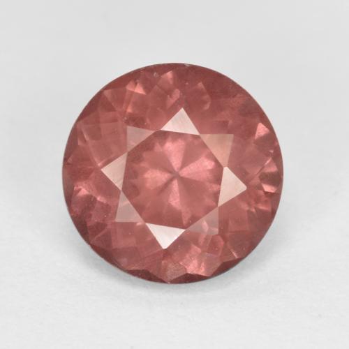 Granada malaia rosa natural 1,53ct, corte redondo, VS