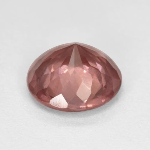 Granada malaia rosa natural 1,53ct, corte redondo, VS