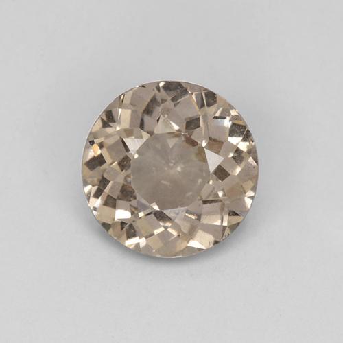 Granada malaia amarelo natural 0,94ct, corte redondo, VS