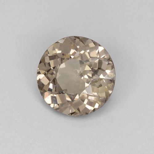 Granada malaia amarelo natural 0,94ct, corte redondo, VS