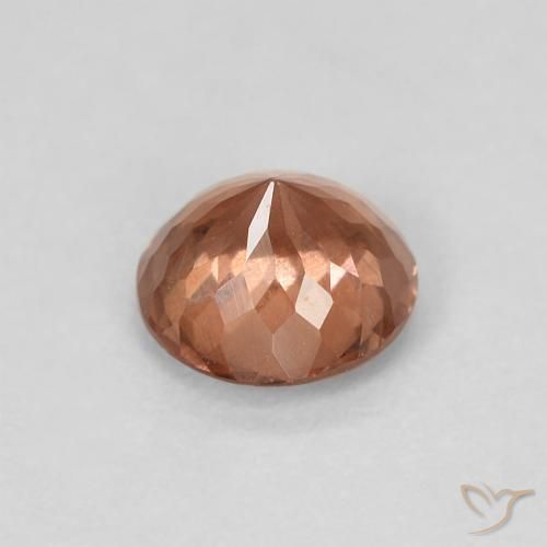 Malaya Garnet Rosa Alaranjado Natural 0.82ct, Redondo, VS