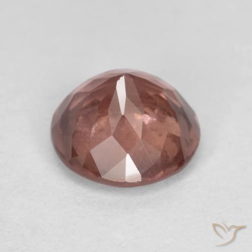Granada malaia rosa natural 1,04ct, corte redondo, VS