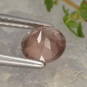 Malaya Garnet Rosa médio-escuro Natural 0.93ct, Redondo, VS