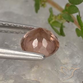 Malaya Garnet Rosa escuro Natural 0.93ct, Redondo, VS