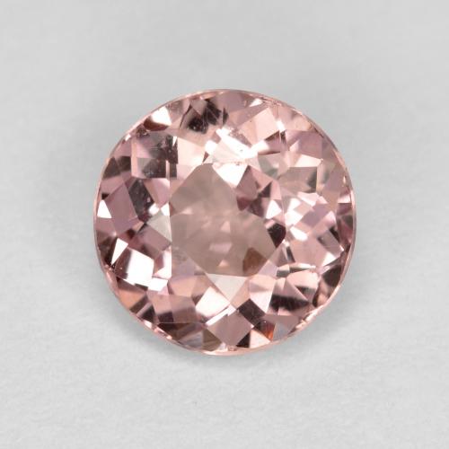 Granada malaia rosa natural 0,96ct, corte redondo, VS