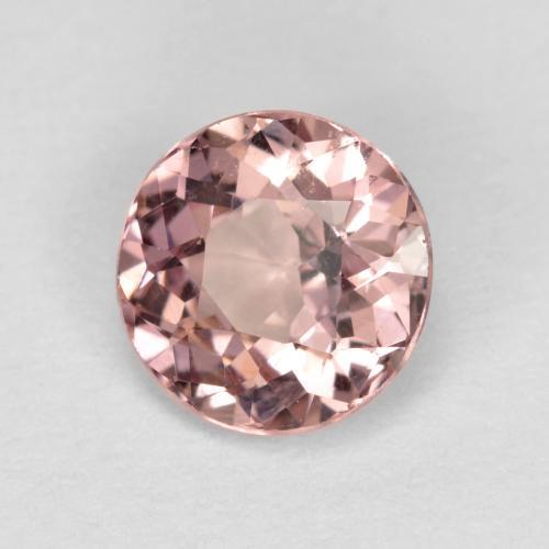 Granada malaia rosa natural 0,96ct, corte redondo, VS