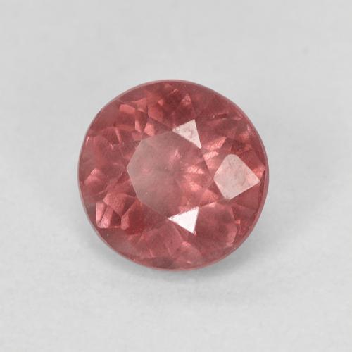 Granada malaia rosa natural 1,13ct, corte redondo, VS