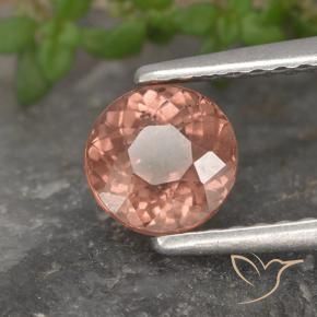 Malaya Garnet Framboesa Rosa Natural 1.02ct, Redondo, VS