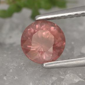Granada malaia rosa natural 1,00ct, corte redondo, VS