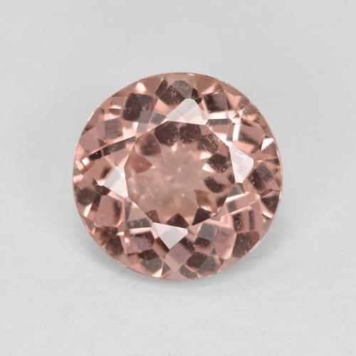 Granada malaia rosa natural 1,28ct, corte redondo, VS