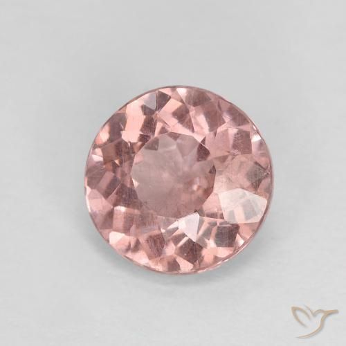 Malaya Garnet Pêssego Rosa Natural 1.40ct, Corte Redondo, VS